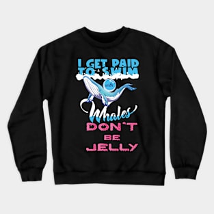 Whale Marine Biologist Marine Mammal Crewneck Sweatshirt